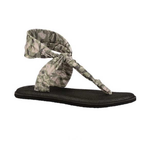 Sanuk Yoga Camo Slings Women’s 6 - Picture 2 of 6
